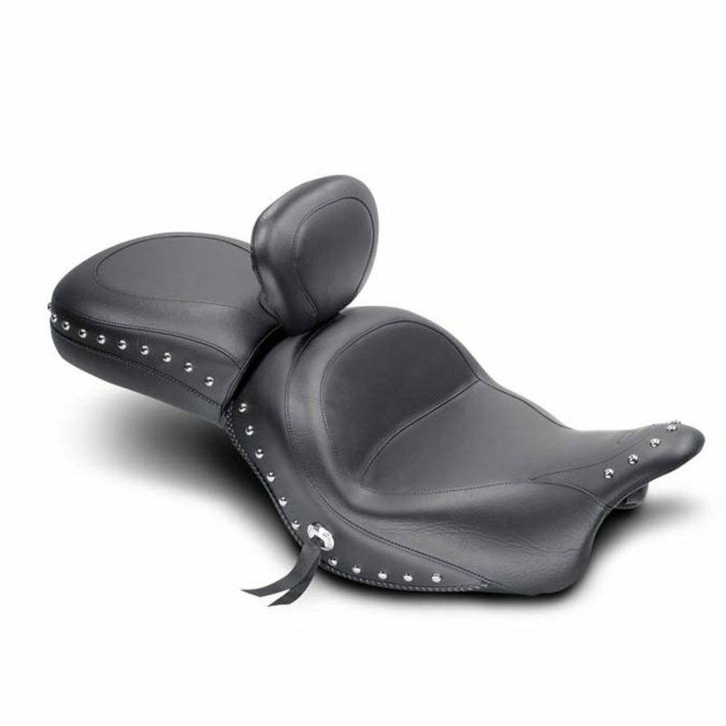 MUSTANG ワイドツーリングシート With Driver Backrest （Studded）VN1700 バルカン Classic-01