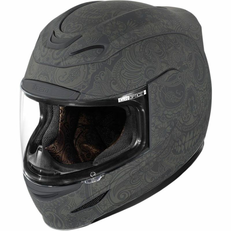 ICON ヘルメット AIRMADA Chantilly マットブラック | バイクカスタム 