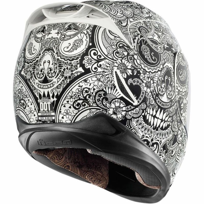 ICON ヘルメット AIRMADA Chantilly ホワイト | バイクカスタムパーツ 