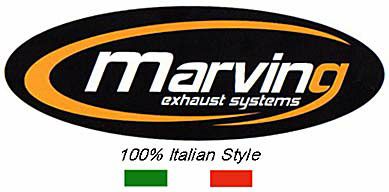 マービング(Marving) デュアルマフラー スモールオーバル Superline アルミ EU公道走行認可 ムルティストラーダ 620 DS EU/AL/DMS620-01