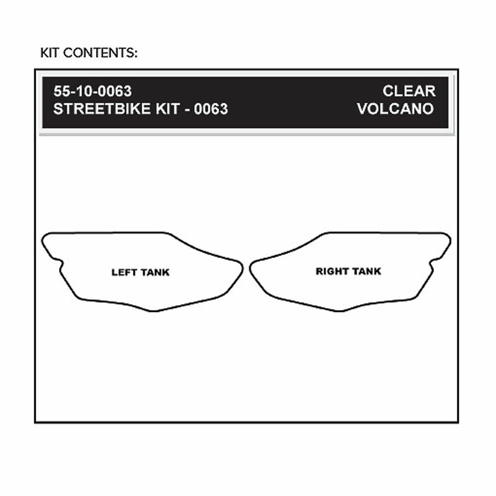 STOMPGRIP トラクションパッド (タンク)キット Superbike 749/999(クリア)-02