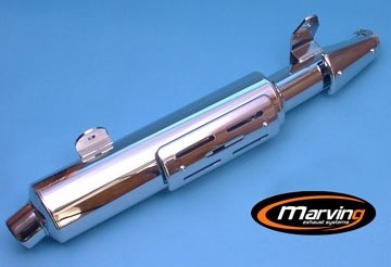 マービング(Marving) マフラー Amacal クロム EU公道走行認可XRV750 