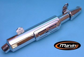 マービング(Marving) マフラー Amacal クロム EU公道走行認可XRV750 アフリカツイン 96- H/AAA/60/BC-01