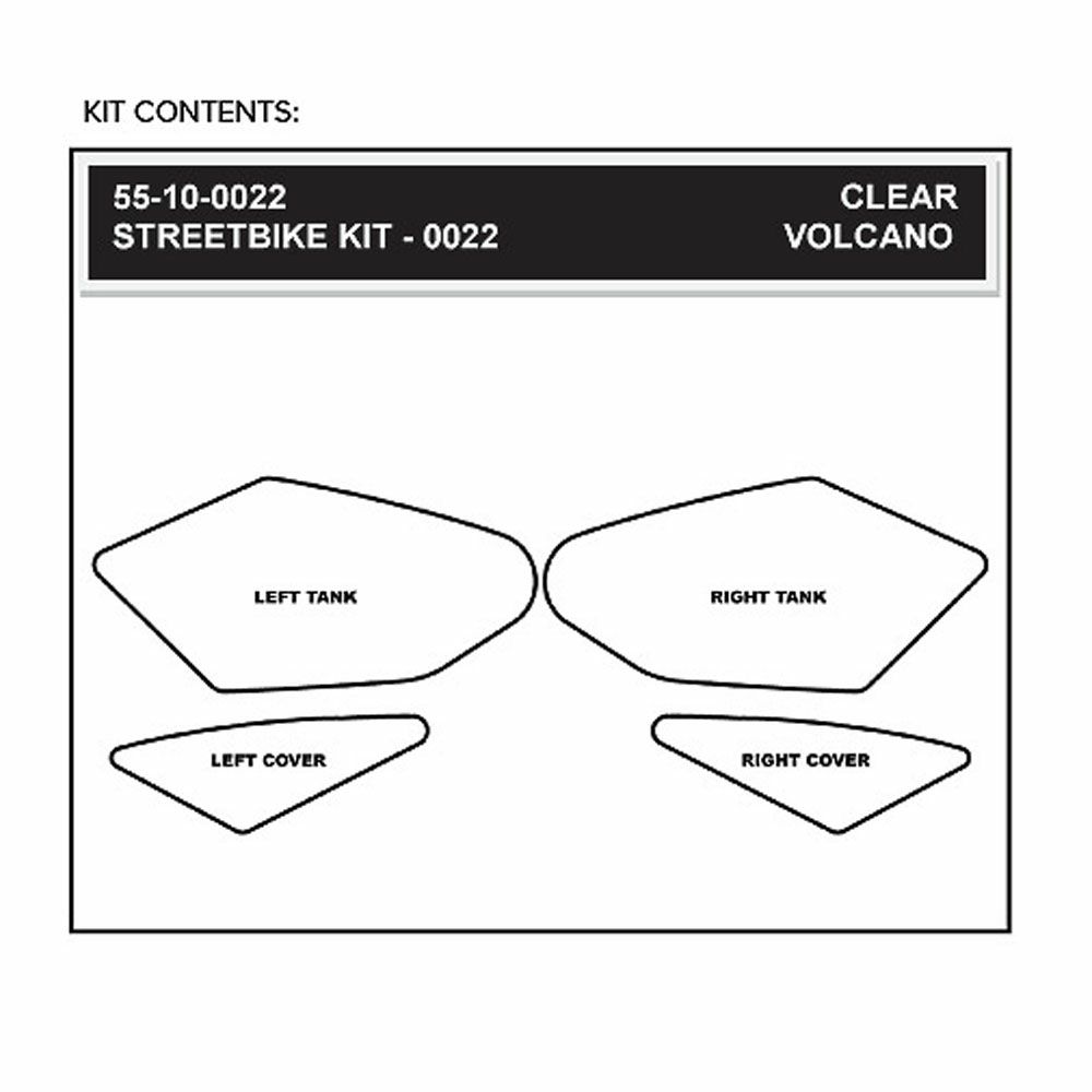 STOMPGRIP トラクションパッド(タンク)キット CBR250R 11-13(クリア)-02