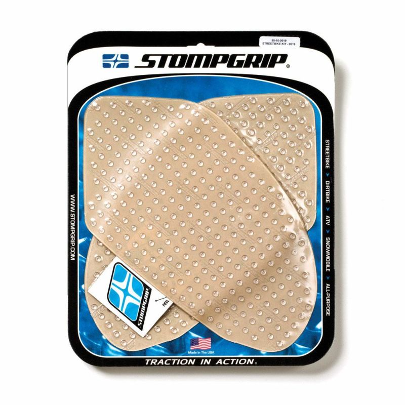 STOMPGRIP トラクションパッド(タンク)キット CBR600F4i/VFR (クリア)-01