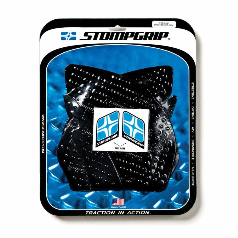 STOMPGRIP トラクションパッド(タンク)キット ZX-10R 08-10 (ブラック)-01