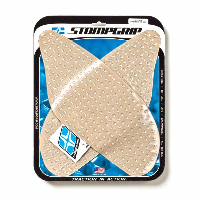 STOMPGRIP トラクションパッド (タンク)キット GSX-R600/750 04-05(クリア)-01