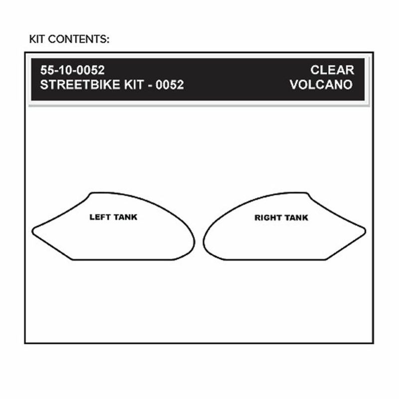 STOMPGRIP トラクションパッド(タンク)キット GSX-R600/750 06-07