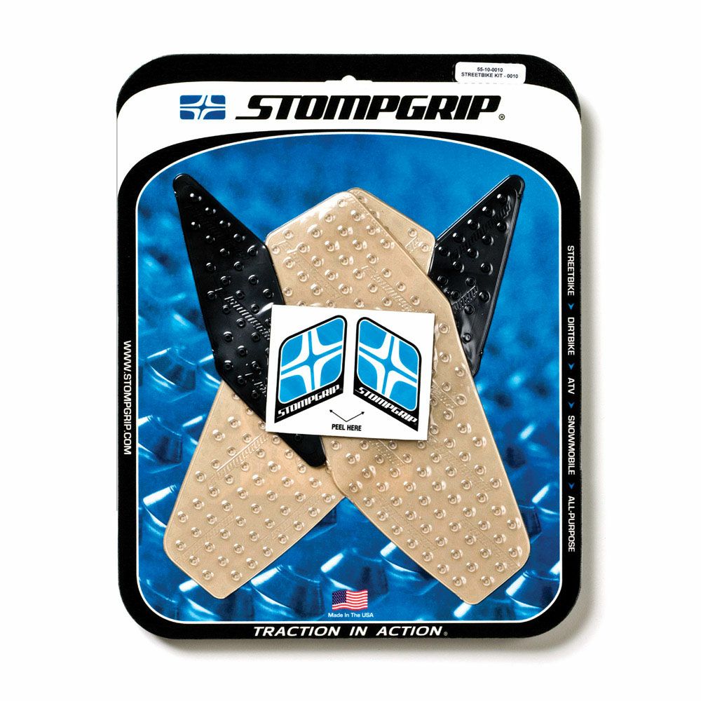 STOMPGRIP トラクションパッド(タンク)キット YZF-R6 08-15(クリア)-01