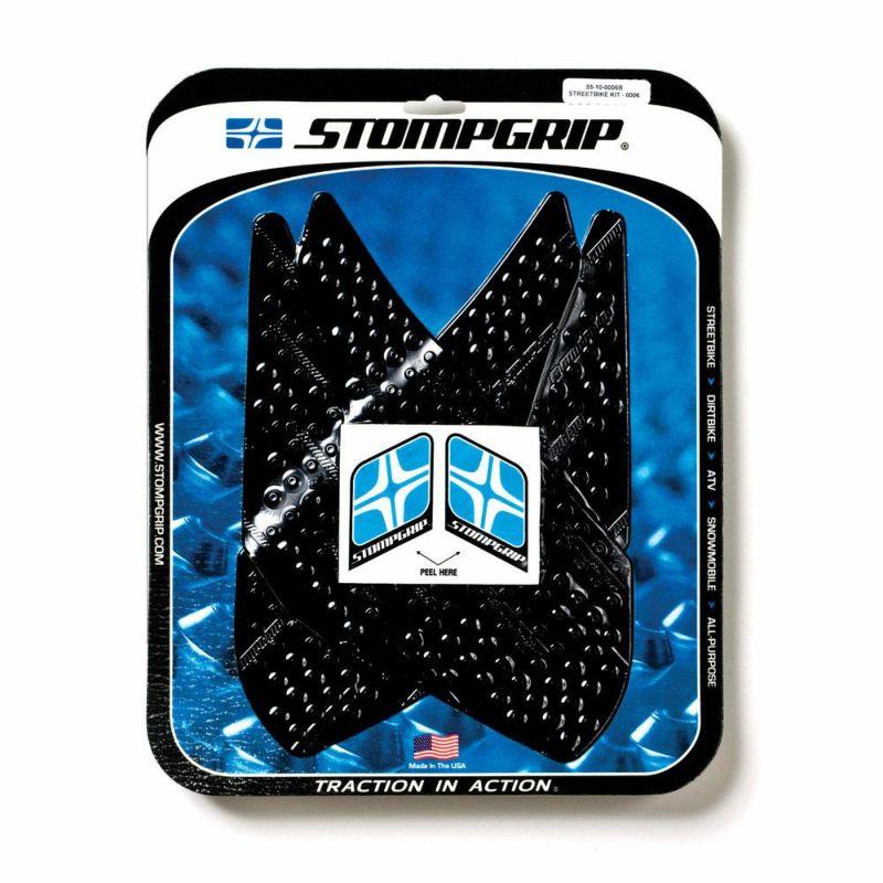 STOMPGRIP トラクションパッド(タンク)キット YZF-R1 07-08(ブラック)-01