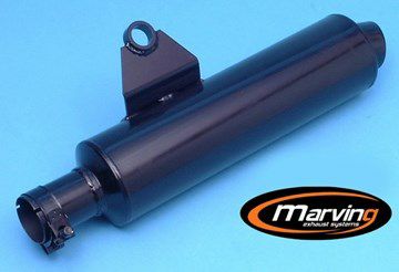 マービング(Marving) マフラー Cylindrical ブラック EU公道走行認可 GSF400 バンディット S/2119/NC-01