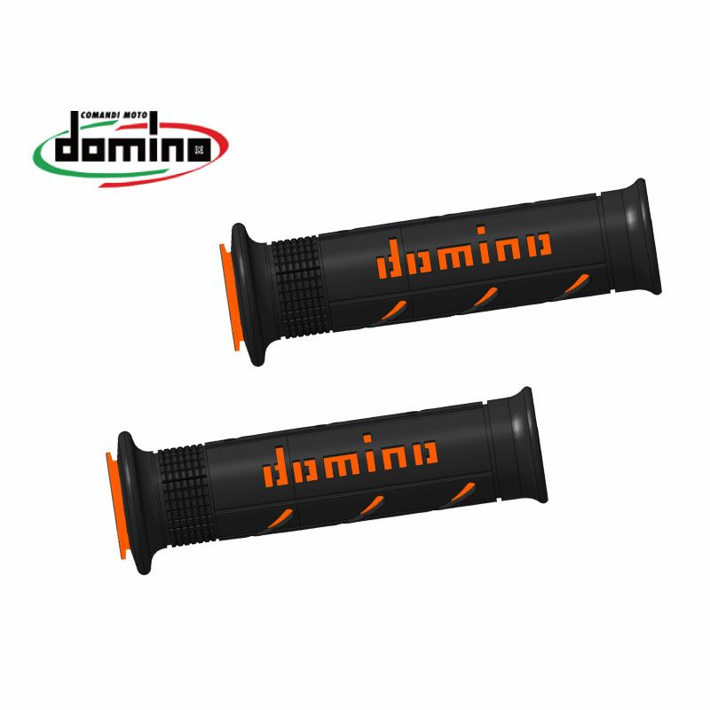 ドミノ(domino) グリップ ストリートタイプ ブラック/オレンジ-01