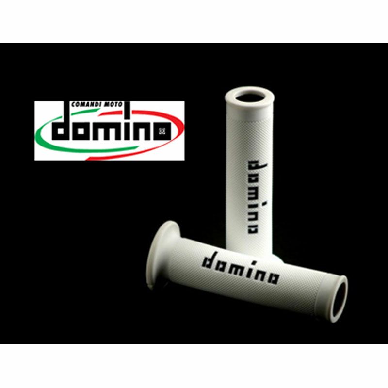 ドミノ(domino) グリップ レースタイプ ホワイト/ブラック-01