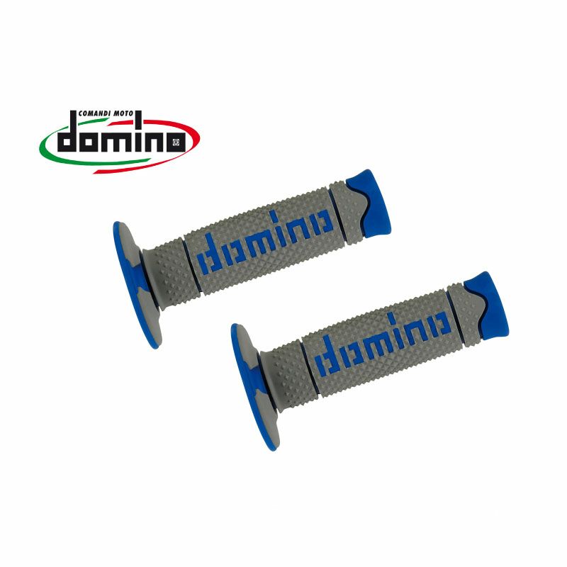 ドミノ(domino) グリップ オフロードタイプ DSH グレー/ブルー-01