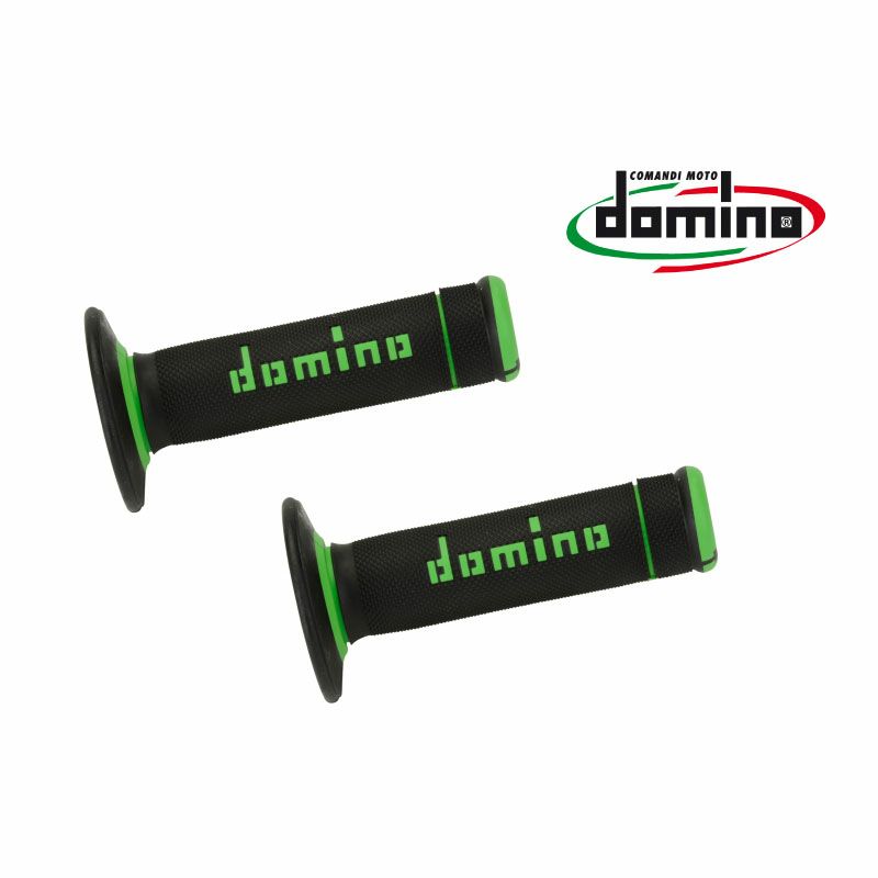 ドミノ(domino) グリップ オフロードタイプ エクストリーム ブラック/グリーン-01