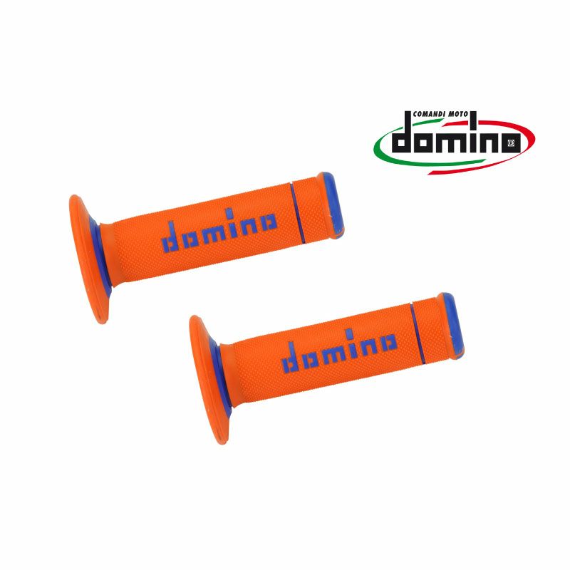 ドミノ(domino) グリップ オフロードタイプ エクストリーム オレンジ/ブルー-01