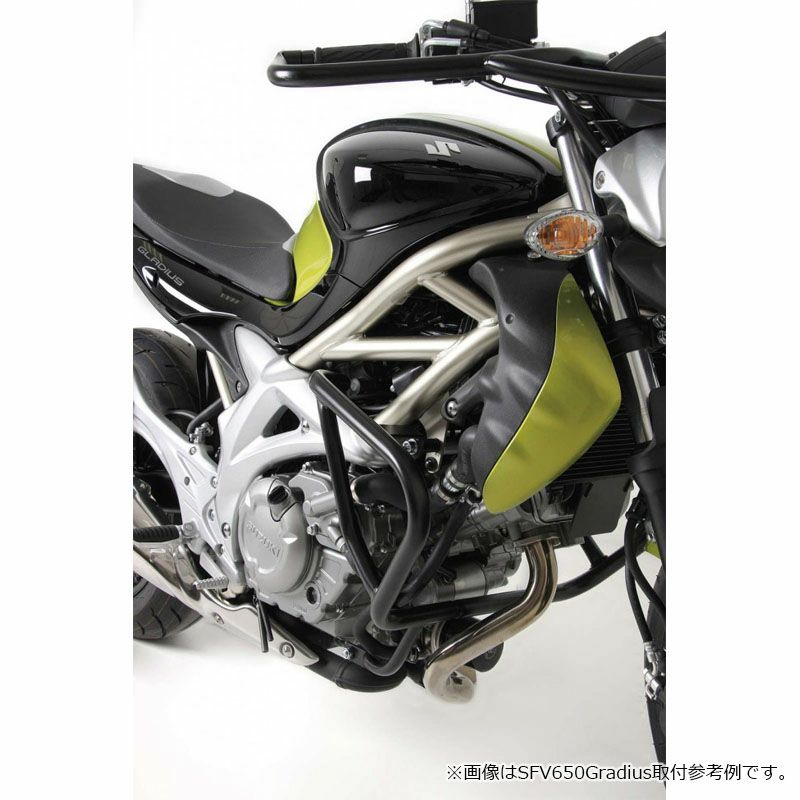ヘプコ＆ベッカー(HEPCO＆BECKER) エンジンガード ブラック SV650/S 03- | バイクカスタムパーツ専門店 モトパーツ(MOTO  PARTS)