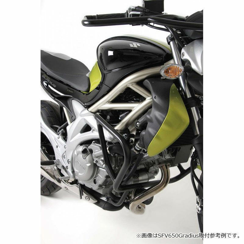 ヘプコ＆ベッカー(HEPCO＆BECKER) エンジンガード ブラック SV650/S 03 