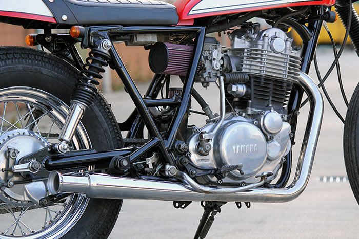 グッズ(GOODS) トランペット スリップオンマフラー SR400/500 | バイクカスタムパーツ専門店 モトパーツ(MOTO PARTS)