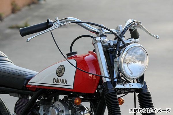 グッズ(GOODS) 5-3/4インチ ベイツタイプヘッドライト　クローム　サイドマウント　H4-03