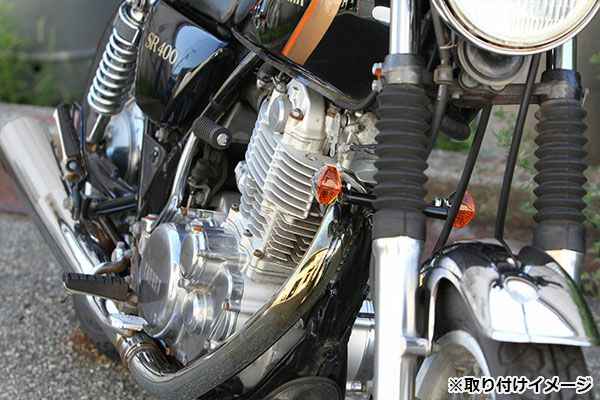 グッズ(GOODS) ダウンマウントウインカーキット(ショート)　ダイアモンド /SR400/500-03