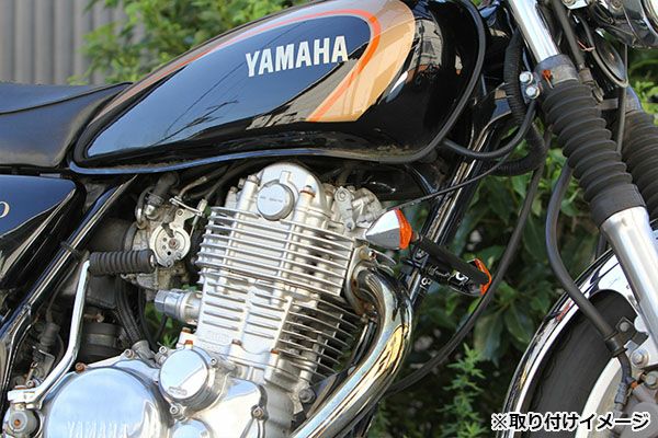 グッズ(GOODS) ダウンマウントウインカーキット(ロング) ダイアモンド /SR400/500 | バイクカスタムパーツ専門店  モトパーツ(MOTO PARTS)