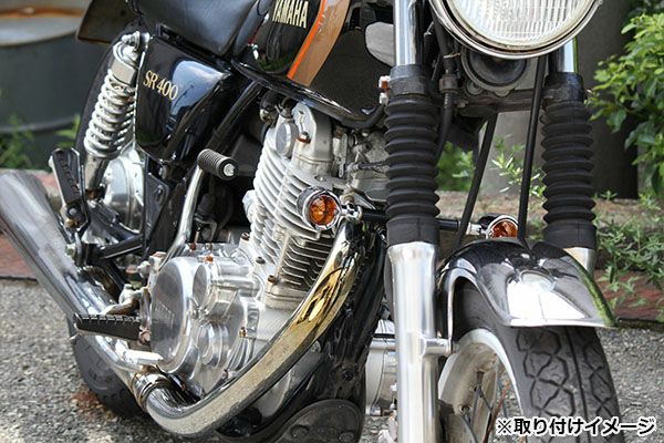 グッズ(GOODS) ダウンマウントウインカーキット(ショート) スモールバレットCL SR400/500 バイクカスタムパーツ専門店  モトパーツ(MOTO PARTS)