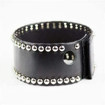 グッズ(GOODS) Leather Meter Cover　スタッズ/SILVER　80φSMITHスタイルメーター対応-02