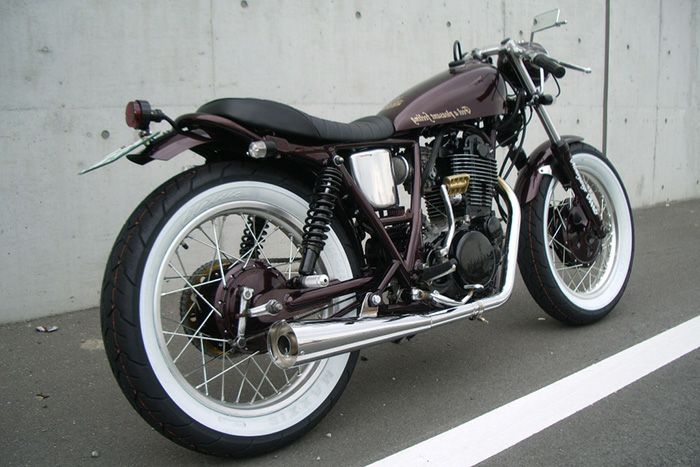 clubman【美品】SR400 GOODS シート バイク グッズ(GOODS) タンデムチョッパーシート ダイアモンド SR400