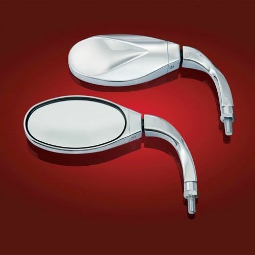 SHOW CHROME ツイステッドクルーザーミラー ショートステム ホンダ スズキ カワサキ用-01