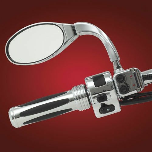 SHOW CHROME ツイステッドクルーザーミラー ショートステム ホンダ スズキ カワサキ用-02