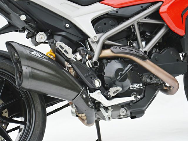 Zard マフラー ステン-カーボン EU規格適合 DUCATI ハイパーモタード