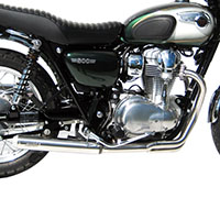 カワサキ W650/400ヴィンテージマフラー フルエキ LOW モーターロック 