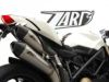 ZARD マフラー フルエキゾースト コニカルサイレンサー チタン-チタン レース DUCATI ストリートファイター-01