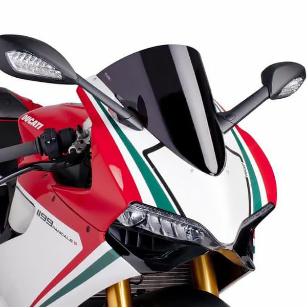 8*4様 プーチ　レーシングスクリーン　スモーク　パニガーレ　ドゥカティ プーチ(Puig) レーシングスクリーン/R-RACER ダークスモーク 899