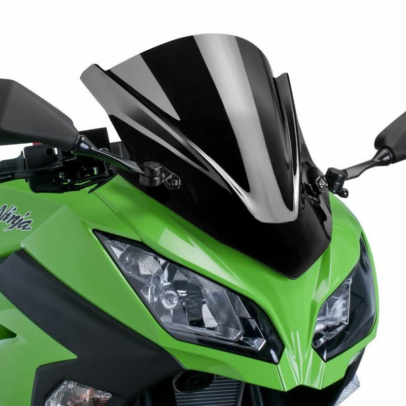 プーチ(Puig) レーシングスクリーン ブラック Ninja250/300 13-17 6463N-01