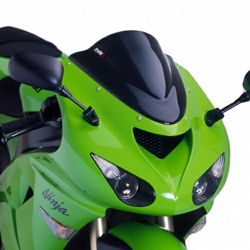 プーチ(Puig) レーシングスクリーン ブラック ZX-6R 05-08 /10R 06-07 