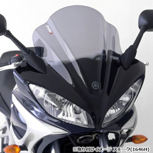 プーチ(Puig) レーシングスクリーン ブラック FZ6 フェザー 04-06-02