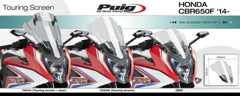 Amazon | Puig(プーチ) ツーリングスクリーン(TOURINGSCREEN