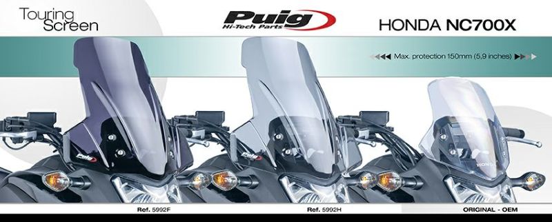 Puig スモーク スクリーン　NC750x プーチ Amazon | Puig(プーチ) ツーリングスクリーン(TOURINGSCREEN