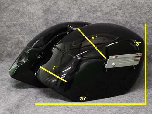 TSU ハードサドルバッグ クイックリリース FRP VTX 1300/1800C-02