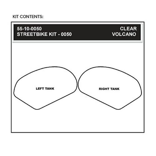 STOMPGRIP トラクションパッド(タンク)キット GSX-R1000 03-04(クリア)-02