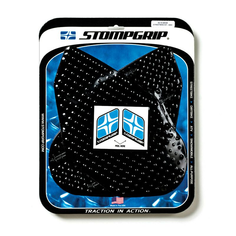 STOMPGRIP トラクションパッド (タンク)キット YZF-R6 99-02(ブラック)-01