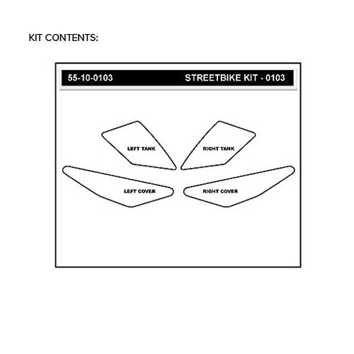 STOMPGRIP トラクションパッド(タンク)キット MT-09 トレーサー (クリア)-02