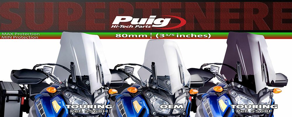 プーチ(Puig) ツーリングスクリーン クリア XT1200Z スーパーテネレ 10 