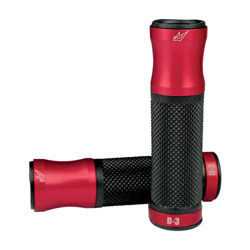 DRIVEN D3グリップ 1"ハンドル用 レッド/ブラック-01