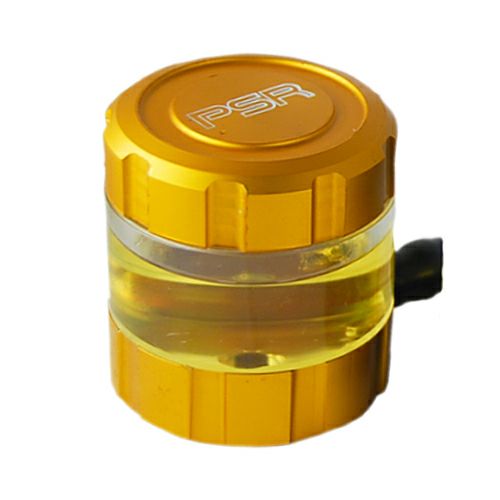 パワースタンドレーシング(PSR) クリアフロントブレーキリザーバー ゴールド ZX-6/9/10/14R-01