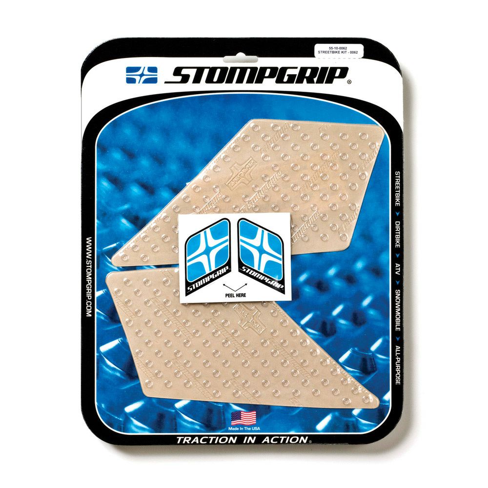 STOMPGRIP トラクションパッド(タンク)キット R1200GS/F800GT他 (クリア)-01