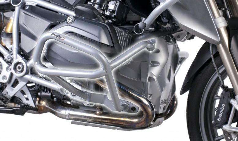 在庫あり Puig 7543U エンジンガード 下 [グレー] BMW R1200GS (14-16