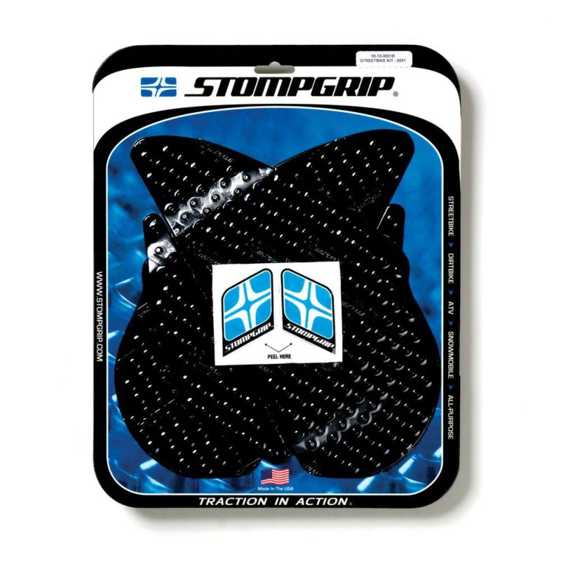 STOMPGRIP トラクションパッド(タンク)キット YZF-R1 02-03(ブラック)-01